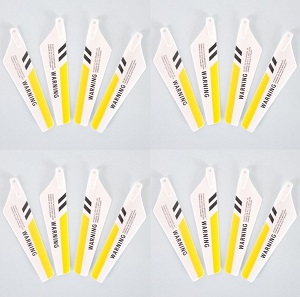 SYMA S107 S107G S107I RC helicopter spare parts main blades (Yellow) 4sets
