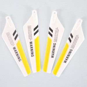 SYMA S107 S107G S107I RC helicopter spare parts main blades (Yellow) - Click Image to Close