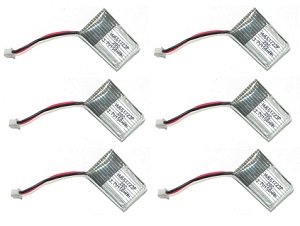 SYMA S109 S109G S109I RC helicopter spare parts battery 6pcs - Click Image to Close