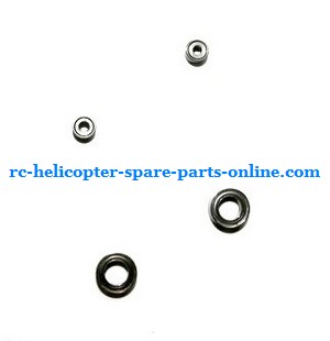 SYMA S113 S113G RC helicopter spare parts bearing set (2x big + 2x small) - Click Image to Close