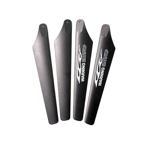 SYMA S032 S032G S32(2.4G) RC helicopter spare parts main blades (2x upper + 2x lower) - Click Image to Close