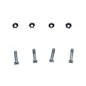 SYMA S033 S033G S33(2.4G) RC helicopter spare parts screws and nuts (For the main blades) - Click Image to Close