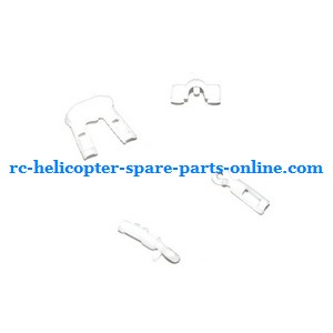 SYMA S36 RC helicopter spare parts fixed set of the support bar and decorative set (White) - Click Image to Close