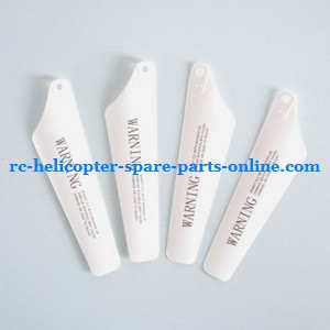 SYMA S36 RC helicopter spare parts main blades (White) - Click Image to Close