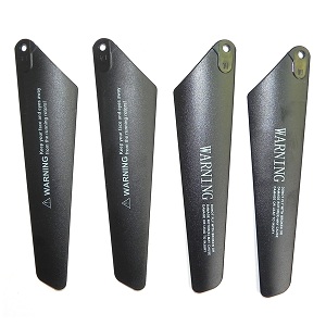 SYMA S36 RC helicopter spare parts main blades (Black) - Click Image to Close