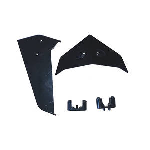 Syma S37 RC Helicopter spare parts tail decorative set (Black)
