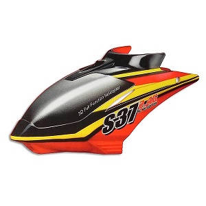 Syma S37 RC Helicopter spare parts head cover (Black-Yellow-Red) - Click Image to Close