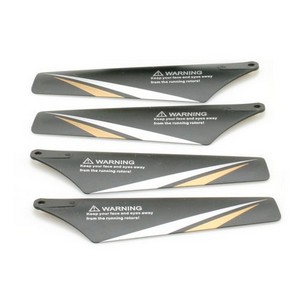 SYMA S800 S800G RC helicopter spare parts main blades (Black) - Click Image to Close