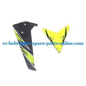 WLtoys WL S929 0929 new helicopter spare parts tail decorative set (Green) - Click Image to Close