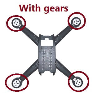 ZLRC ZZZ SG106 RC drone quadcopter spare parts lower cover with main gears (Assembled)