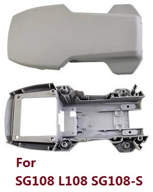 ZLL SG108 SG108-S SG108PRO Lyztoys L108 RC drone quadcopter spare parts upper and lower cover (White) (For SG108 SG108-S L108) - Click Image to Close