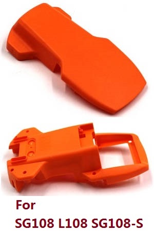 ZLL SG108 SG108-S SG108PRO Lyztoys L108 RC drone quadcopter spare parts upper and lower cover (Orange) (For SG108 SG108-S L108) - Click Image to Close