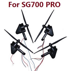 ZLL SG700 Max SG700 Pro RC drone quadcopter spare parts side motor arms module set + main blades (For SG700 PRO)