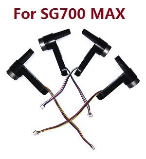 ZLL SG700 Max SG700 Pro RC drone quadcopter spare parts side motor arms module set (For SG700 MAX) - Click Image to Close