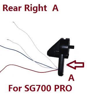 ZLL SG700 Max SG700 Pro RC drone quadcopter spare parts side motor arm module Rear A (For SG700 PRO)
