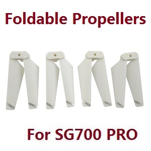 ZLL SG700 Max SG700 Pro RC drone quadcopter spare parts propellers foldable main blades upgrade White (For SG700 PRO)