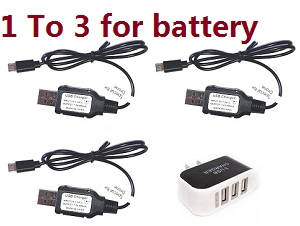 SG700-G RC drone quadcopter spare parts 1 to 3 charger set 7.4V