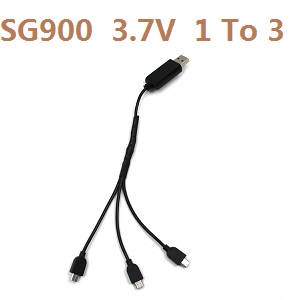 SG900 SG900S ZZZ ZL SG900-S XJL001 XJL002 smart drone RC quadcopter spare parts 1 To 3 charger wire (SG900 3.7V)