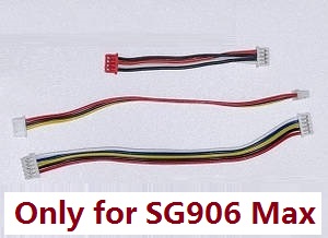 SG906 MAX Xinlin X193 CSJ X7 Pro 3 Max RC drone quadcopter spare parts gimbal and camera wire plug - Click Image to Close