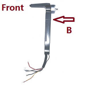 SG906 MAX Xinlin X193 CSJ X7 Pro 3 Max RC drone quadcopter spare parts side motor bar set (Front B) - Click Image to Close