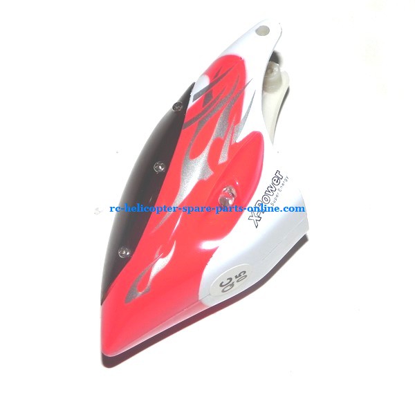 SH 6020 6020-1 6020i 6020R RC helicopter spare parts Head cover (Red) - Click Image to Close