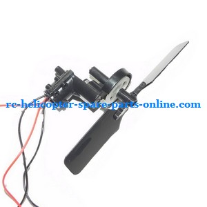 SH 8827 8827-1 RC helicopter spare parts tail blade + tail motor + tail motor deck (set) - Click Image to Close
