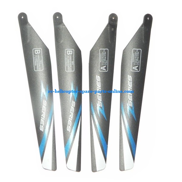 SH 8829 helicopter spare parts main blades (Blue) - Click Image to Close