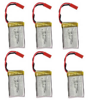SJ RC X300 X300-1 X300-1C X300-1CW X300-2 X300-2C X300-2CW RC quadcopter drone spare parts 3.7V 650mAh battery 6pcs