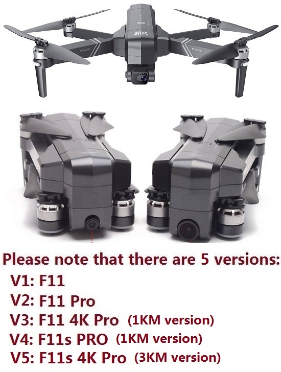 SJRC F11 & F11 Pro & F11 4K Pro & F11s PRO & F11s 4K Pro RC Drone