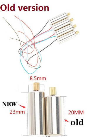 SMRC S20 And S20 GPS RC quadcopter drone spare parts main motors 4pcs (Old version) - Click Image to Close