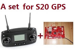 SMRC S20 And S20 GPS RC quadcopter drone spare parts transmitter + PCB board (A set for S20 GPS) - Click Image to Close