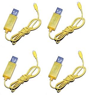 Syma S100 mini RC Helicopter spare parts USB charger wire 4pcs