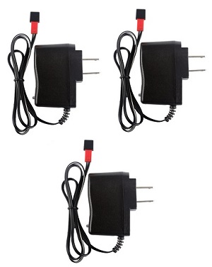 MJX T04 T604 T-64 RC helicopter spare parts charger 3pcs - Click Image to Close