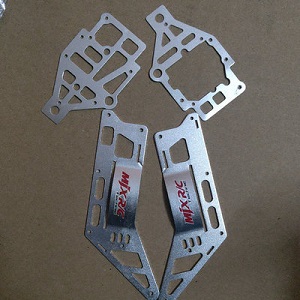 MJX T04 T604 T-64 RC helicopter spare parts metal frame set - Click Image to Close