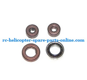 MJX T05 T605 RC helicopter spare parts bearing set (2x big + 2x small) 4pcs - Click Image to Close