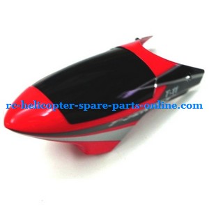 MJX T10 T11 T610 T611 RC helicopter spare parts head cover (T11 Red) - Click Image to Close