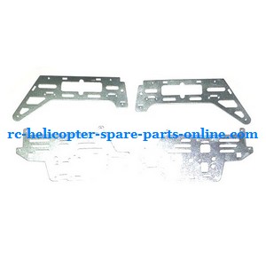 MJX T10 T11 T610 T611 RC helicopter spare parts metal frame set (Silver) - Click Image to Close
