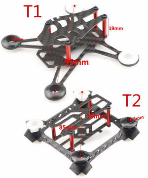 JJRC JJPRO T1 T2 RC quadcopter spare parts main frame (T1 + T2) - Click Image to Close