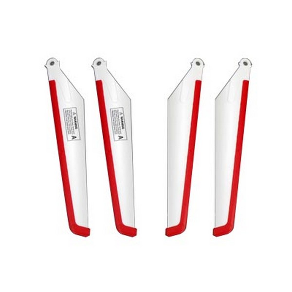 MJX T34 T634 RC helicopter spare parts main blades (Red)