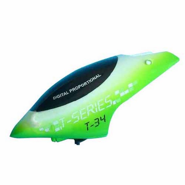 MJX T34 T634 RC helicopter spare parts head cover (Green) - Click Image to Close