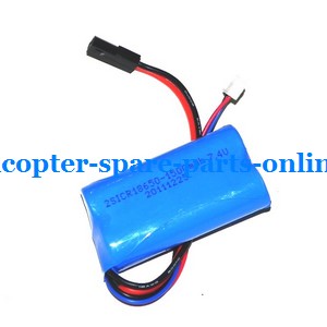 MJX T40 T640 T40C T640C RC helicopter spare parts battery 7.4V 1500Mah black V1 plug - Click Image to Close