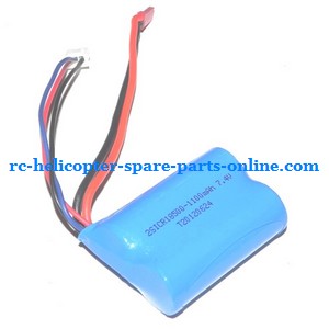 MJX T43 T643 RC helicopter spare parts battery 7.4V 1100mAh JST plug - Click Image to Close