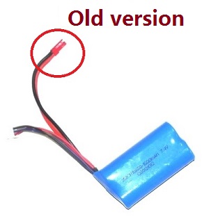 MJX T55 T655 RC helicopter spare parts battery 7.4V 1500MaH (Old version) Red plug - Click Image to Close