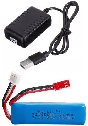 *** Deal *** 7.4V 500mAh battery + USB charger wire