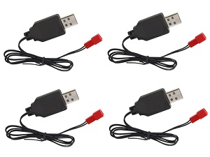 UDI U13 U13A helicopter spare parts USB charger wire (Connect to the battery) 4pcs - Click Image to Close