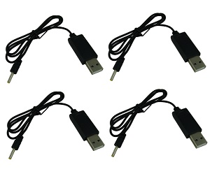 UDI U13 U13A helicopter spare parts USB charger wire (Connect to the helicopter) 4pcs - Click Image to Close