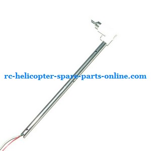 UDI U807 U807A helicopter spare parts tail big pipe + tail motor + tail motor deck (White) - Click Image to Close