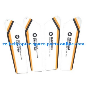 UDI U807 U807A helicopter spare parts main blades (Yellow) - Click Image to Close