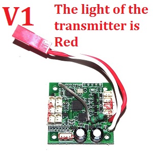 UDI RC U818A U817 U817A U817C UFO spare parts PCB BOARD (V1 Red light transmitter) - Click Image to Close