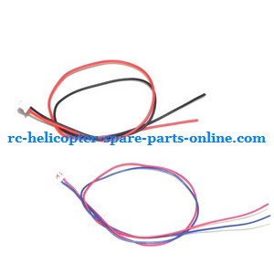 UDI RC U818A U817 U817A U817C UFO spare parts motor wire (red-blue + black-white) - Click Image to Close